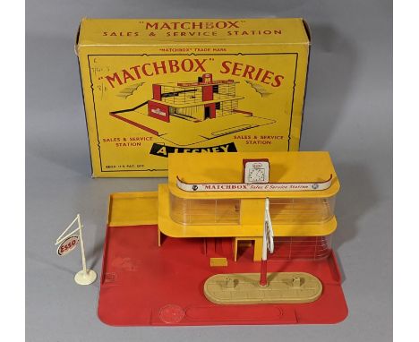 Lesney Matchbox Series 'Sales &amp; Service Station' with Esso signage 