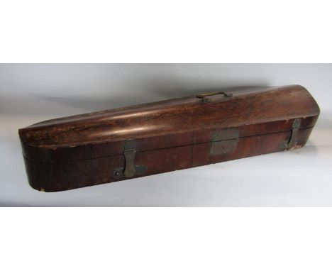 French violin inscribed C Harmand of Paris, 60cm long, 37cm to the button, within a rosewood case with two bows 