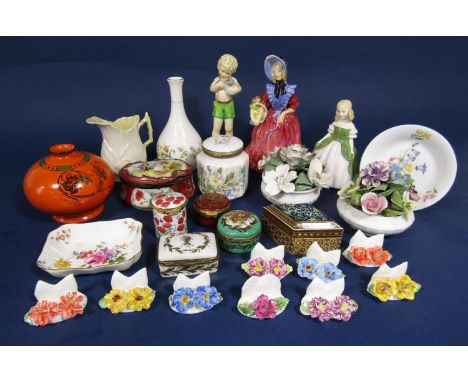 A Royal Doulton figure of Lady Betty, a further Royal Doulton figure of Penny HN2338, a Royal Worcester figure of Friday's Ch