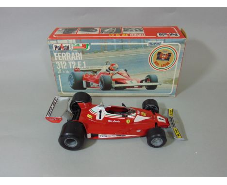 Ferrari 312 T2 F1 Niki Lauda model racing car by Polistil, 1:16 scale, boxed 