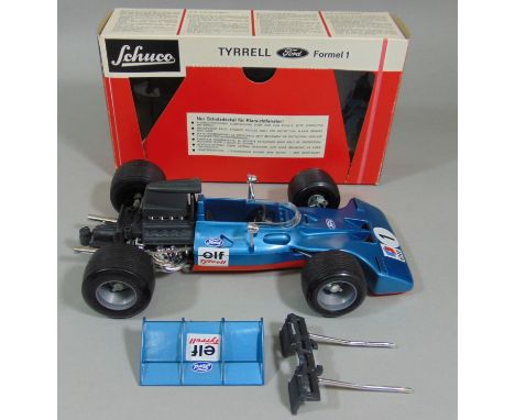 Formula 1 model racing car by Schuco no 356176, Tyrrell Ford Weltmeister 1971, in original box 