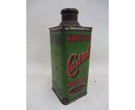 A Wakefield Castrol 'R' Motor Oil quart Castrol Caddy. 