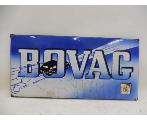 A Continental Bovag enamel sign, 25 x 12".