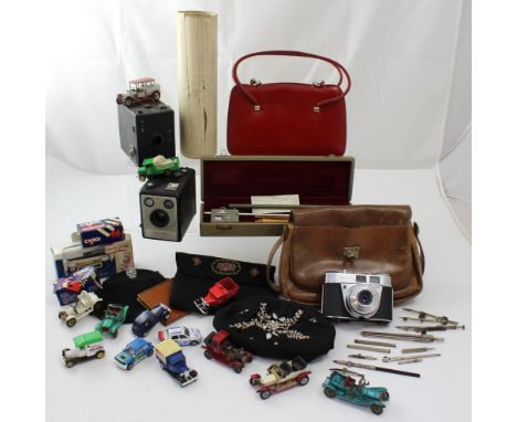 A mixed lot of collectibles to include early-to-mid 20th century amateur gouache on paper, graphics for lecturing, assorted c