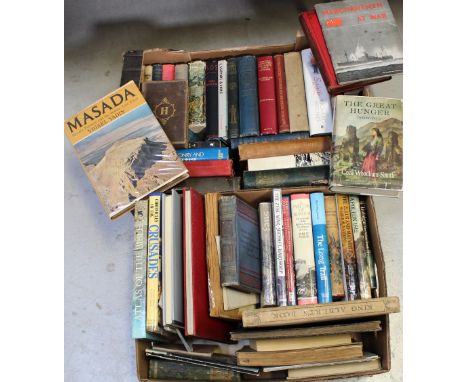 A quantity of books with military and naval interest to include 'Ships and Sailors' Tales of the Sea' by S Rogers, 'Napoleon 
