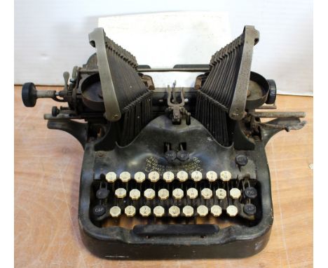 A vintage 'The Oliver Typewriter Co Ltd' typewriter no.9.