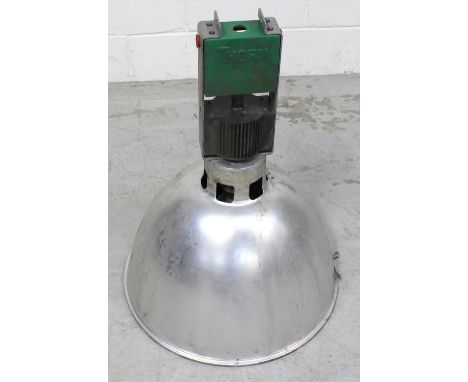 A Thorn DHRM400 industrial light with bulb, length 76cm.