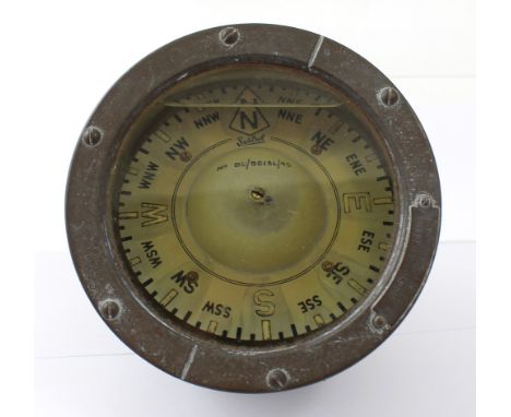 A Sestrel ship's compass, diameter 13.5cm.