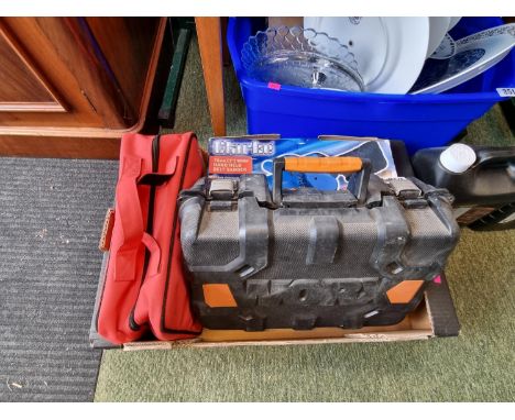 Worx Angle Grinder, Belt Sander and a Auto Glym polishing set 