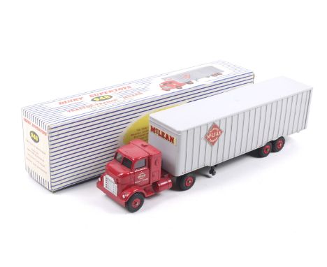 A Dinky Supertoys diecast Mclean Tractor-Trailer lorry. No. 948, a grey trailer with Mclean decals on the front sides and rea