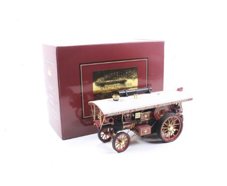 A Midsummer Models 'Earl Beatty' 1:24 scale showmans engine. With red body, black trim and brass coloured fittings, in origin