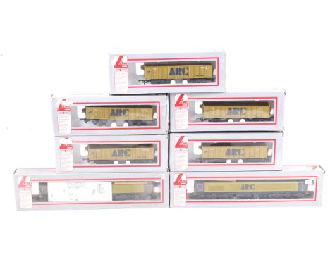 A collection of Lima OO gauge diesel locomotives and rolling stock. Comprising two ARC Village of Chantry locomotives no. 591