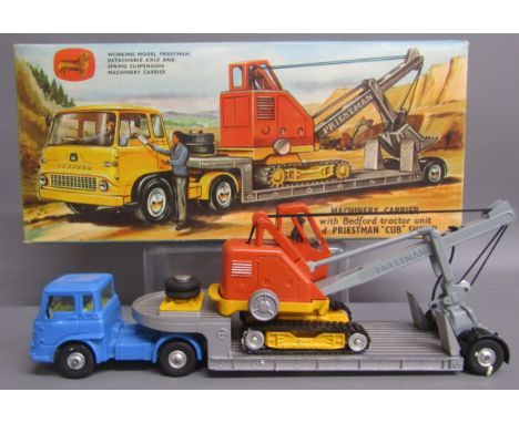 Boxed Corgi Major No 27 Machinery Carrier with Bedford tractor unit and Priestman 'Cub' shovel&nbsp;