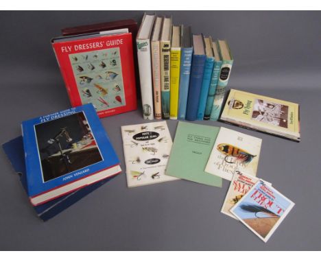 Fly fishing books include John Veniard Fly Dresser's Guide, a Further Guide to Fly Dressing &amp; Fly-Dressing Materials, Res