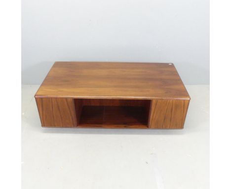 A mid-century modern teak low coffee table. 125x40x67cm. 