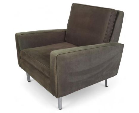 Ex Nasa - a pair of George Nelson mid-century Loose Cushion Series lounge chairs. This range was produced by Herman Miller be