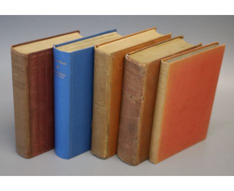 Ford, Ford Madox - 5 works - The Panel, 1st English edition, 8vo, reddish-brown cloth, Constable &amp; Co Ltd, London 1912; M