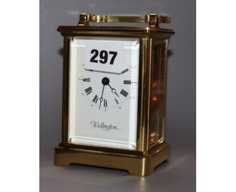 A modern carriage timepiece height 11cm