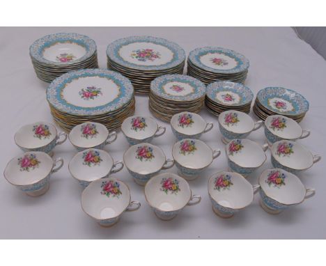 Royal Albert Enchantment dinner and tea service to include plates, bowls, cups and saucers (96)