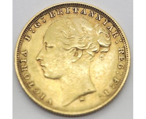 Victoria 1880 full sovereign, Melbourne Mint.P&P Group 1 (£14+VAT for the first lot and £1+VAT for subsequent lots) 