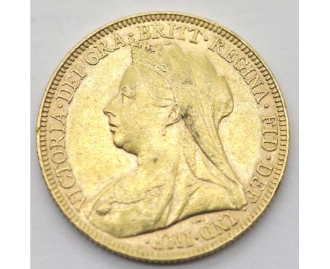 Victoria 1894 full sovereign. P&amp;P Group 1 (£14+VAT for the first lot and £1+VAT for subsequent lots) 