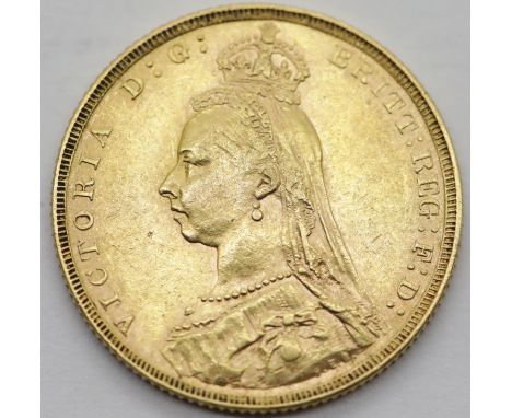 Victoria 1890 full sovereign. P&amp;P Group 1 (£14+VAT for the first lot and £1+VAT for subsequent lots) 