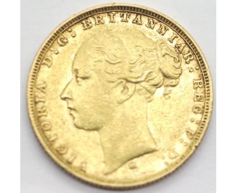 Victoria 1881 full sovereign, Melbourne Mint.P&P Group 1 (£14+VAT for the first lot and £1+VAT for subsequent lots) 
