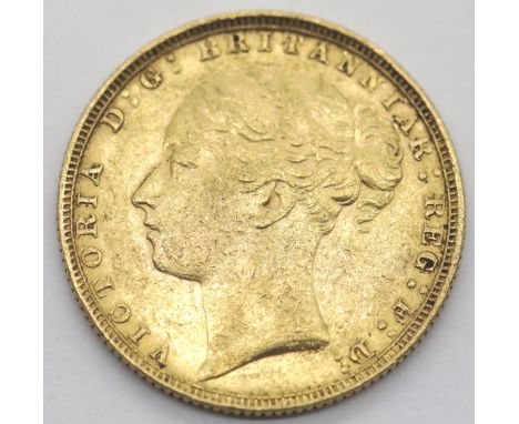 Victoria 1884 full sovereign. P&amp;P Group 1 (£14+VAT for the first lot and £1+VAT for subsequent lots) 