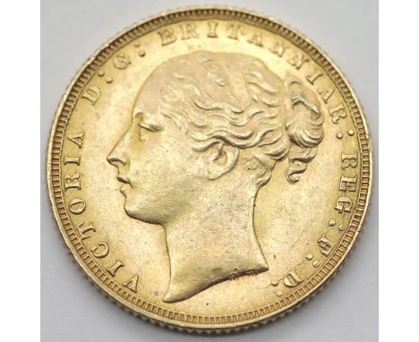 Victoria 1871 full sovereign. P&amp;P Group 1 (£14+VAT for the first lot and £1+VAT for subsequent lots) 