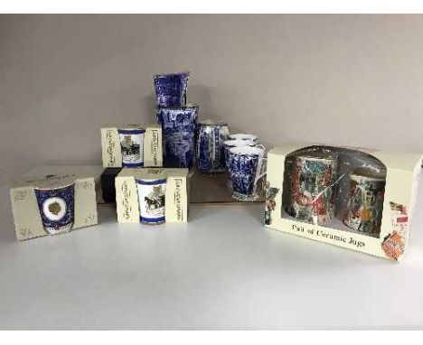 A tray of assorted Ringtons china 