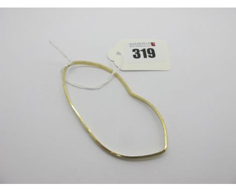 Scrap Gold - a plain bangle stamped "585" (4.9grams). 