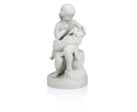 A Copeland 'Art Union of London' Parian figure titled 'Go To Sleep'Late 19th centuryAfter the John Durham model of 1862, mode