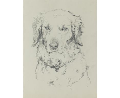 John Murray Thomson RSA RSW PSSA (British, 1885-1974)Sketch of a Retriever and another of Young Wolves two workspencil20.5 x 