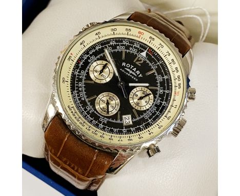 BOXED ROTARY AQUASPEED WATCH WITH INTERNATIONAL GUARANTEE