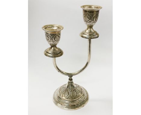 STERLING SILVER CANDELABRA - 14 ozs