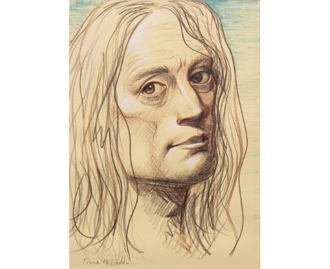 * FRANK MCFADDEN (SCOTTISH b 1972), PORTRAIT pastel on paper, signed 40cm x 28cm Mounted, framed and under glass