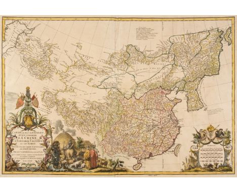 China. D'Anville (Jean Baptiste Bourguignon), Carte la plus Generale et qui Comprend La Chine, La Tartarie Chinoise et le Tib