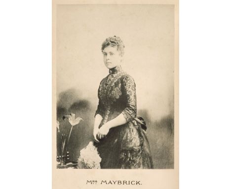 Macdougall (Alexander William). The Maybrick Case. A Treatise... on the facts of the case, and of the proceedings in connecti