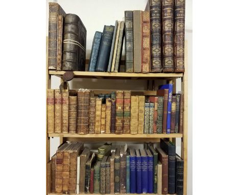 Antiquarian. A collection of miscellaneous 17th-19th-century literature, including The Works of the Learned Isaac barrow, D. 