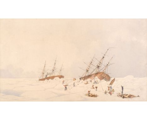 * Cresswell (Samuel Gurney). [No. I. The Perilous Situation of H.M.S. Investigator, While Wintering in the Pack in 1850-51. T