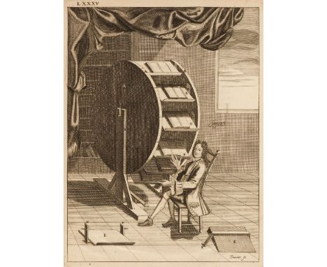 Grollier de Serviere (Gaspard). Recueil d'Ouvrages Curieux de Mathematique et de Mecanique, 1st edition, Lyon: David Forey, 1