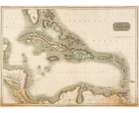 Thomson (John &amp; Co.). A collection of nine maps, West India Islands, West Indies, Remote British Islands, Martinico &amp;