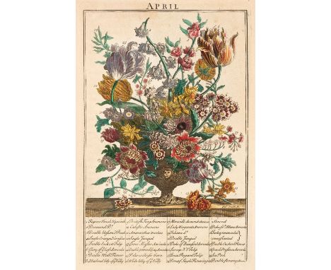 Furber (Robert). The Flower-Garden Display'd, in above Four Hundred Curious Representations of the most Beautiful Flowers; re