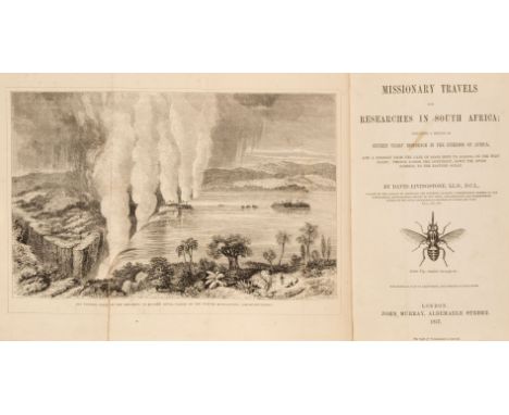Livingstone (David). Missionary Travels and Researches in South Africa; including a sketch of sixteen years' residence in the