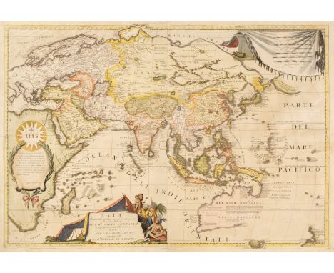 Asia. Coronelli (Vincenzo Maria), Asia Divisa nelle sue Parti secondo lo stato presente.., Venice, circa 1690, hand-coloured 