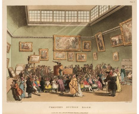 Ackermann (Rudolph). The Microcosm of London, volume 1 (of 3), London: R. Ackermann, [1808], engraved half-title, vignette ti