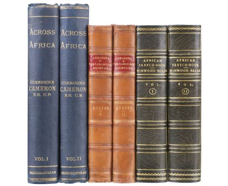 Cameron (Verney Lovett). Across Africa, 1st edition, 2 volumes, London: Daldy, Isbister &amp; Co, 1877, half-titles, frontisp