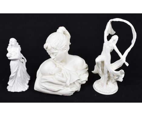 A group of Royal Doulton and Worcester figuresTo include Royal Worcester, "The Dance of Time" CW339, Royal Doulton, "Mother a