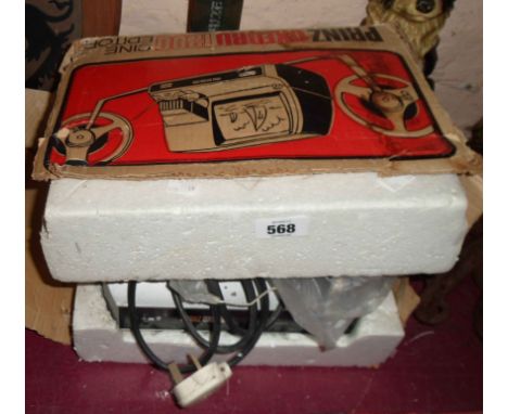 A vintage Prinz Oxford 1200 cine editor in remains of original box