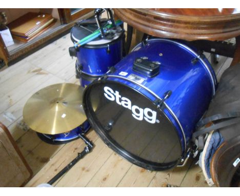A Stagg drum kit including sticks